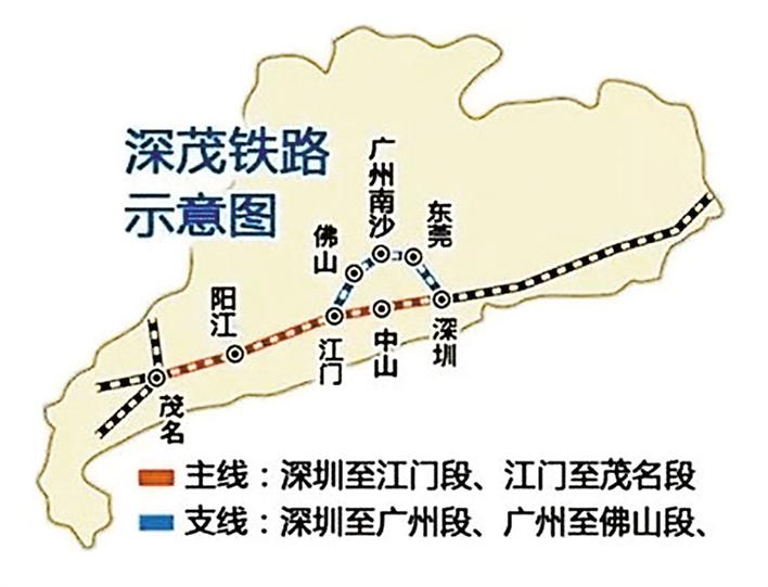 深茂高铁最新站点图，连接未来，畅行无阻